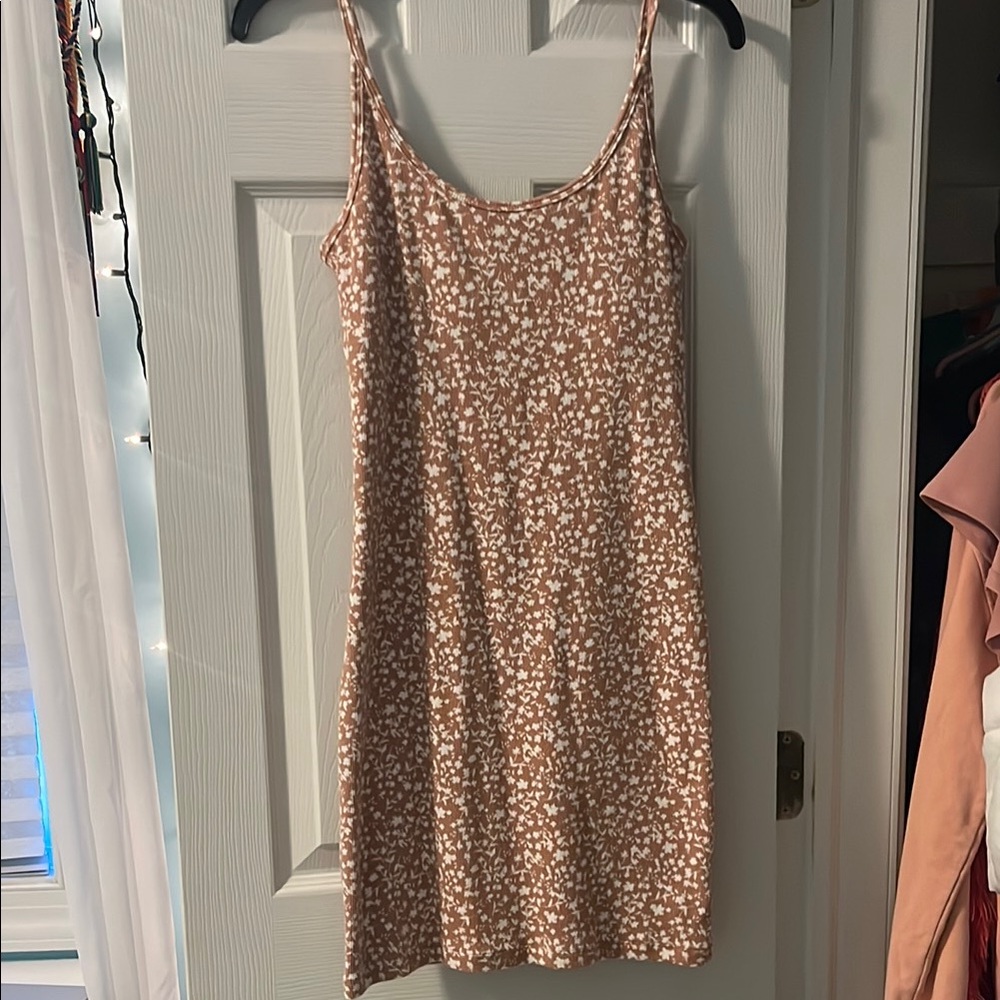 Tan Sleeveless Dress